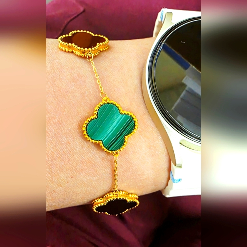 🪷Multi Color Clover Bracelet